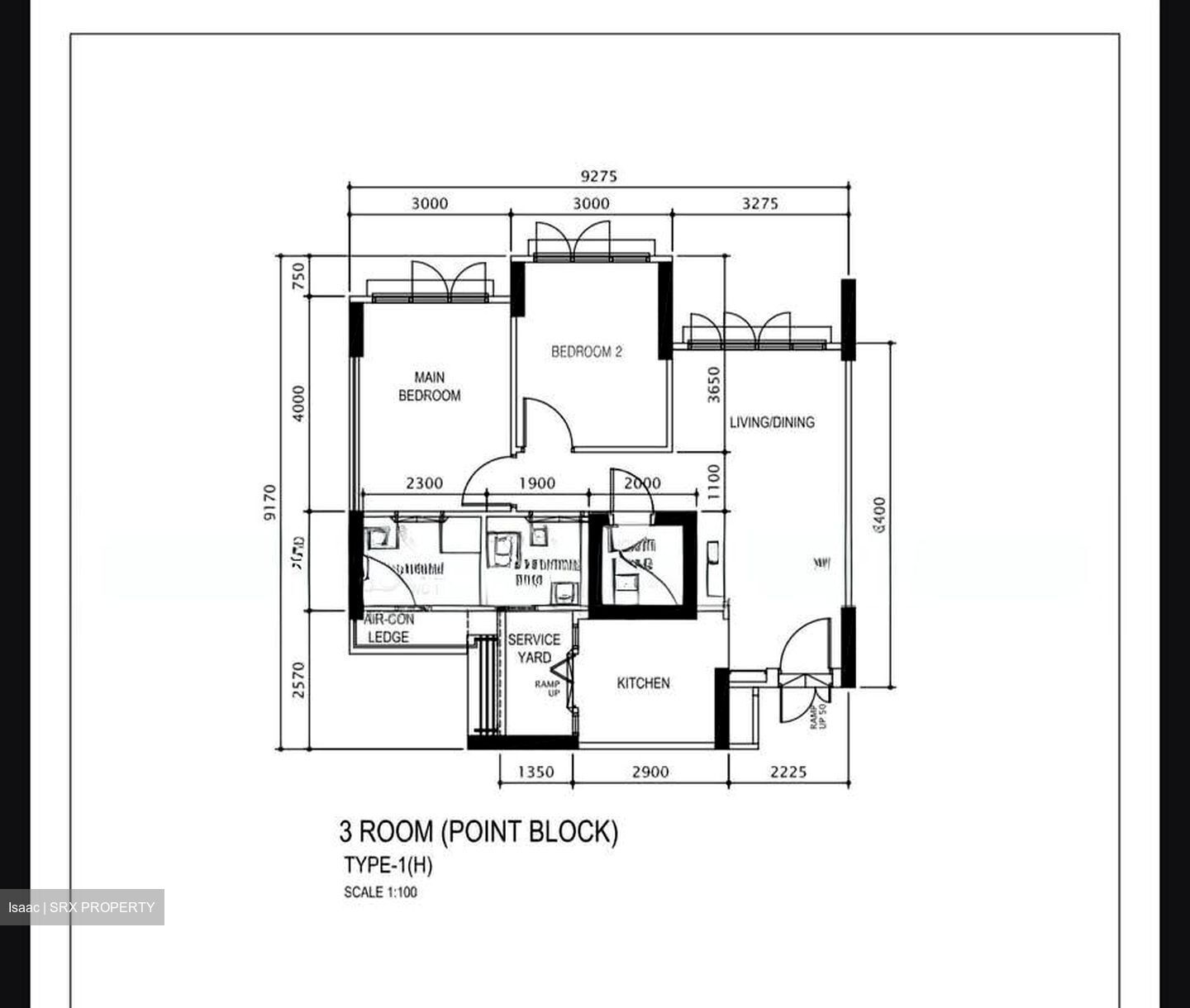 Blk 334A Yishun Riverwalk (Yishun), HDB 3 Rooms #546978941